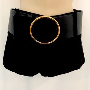 Charlotte Russe size medium black dressy shorts